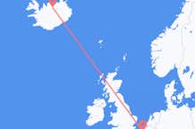 Vluchten van Rijsel, Frankrijk naar Akureyri, IJsland
