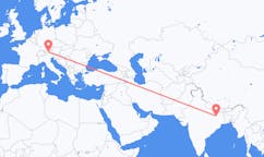 Flyrejser fra Gaya, Indien til Innsbruck, Østrig