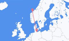 Fly fra Molde til Lubeck