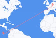 Flyrejser fra Baltra øen, Ecuador til Karlsruhe, Tyskland