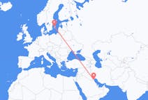 Flyreiser fra Kuwait, Kuwait til Visby, Sverige