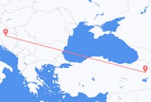 Vols depuis la ville de Banja Luka vers la ville d'Ağrı