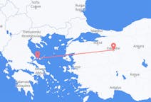 Flights from Eskişehir, Turkey to Skiathos, Greece