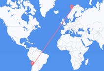 Flyreiser fra Kopiapó, Chile til Bodø, Norge