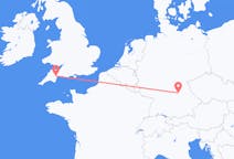 Flights from Nuremberg, Germany to Exeter, England