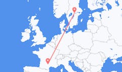 Flüge von Rodez, Frankreich nach Örebro, Schweden