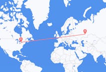 Flyreiser fra Toronto, Canada til Ufa, Russland