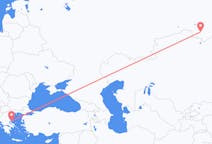 Flyg från Omsk till Skiáthos