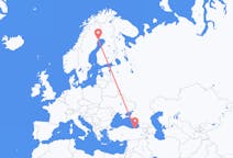Voli da Trebisonda, Turchia a Lulea, Svezia