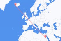 Flights from Aswan to Reykjavík