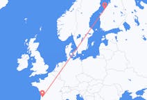 Flyg från Karleby, Finland till Bordeaux, Frankrike