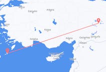 Vluchten van Elazığ naar Karpathos