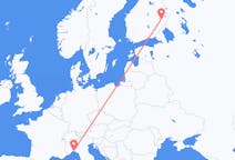 Flyreiser fra Genova, Italia til Joensuu, Finland