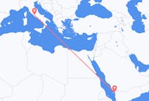 Flights from Jizan, Saudi Arabia to Rome, Italy