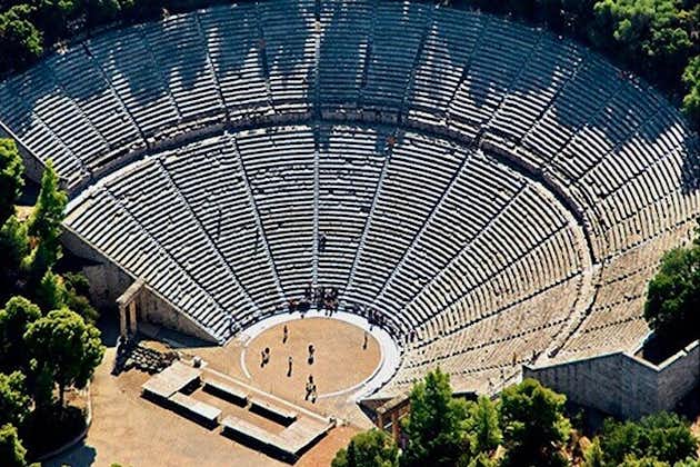 2-dages Peloponnes: Korinth, Epidaurus, Mykene, Nafplio, Olympia privat tur