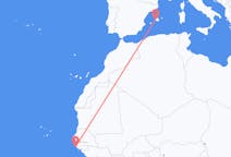 Рейсы из Кап-Скирринг, Сенегал в Palma de Mallorca, Испания