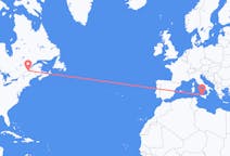 Flyreiser fra Québec, Canada til Palermo, Italia