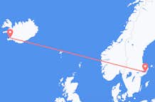 Flyg från Stockholm, Sverige till Reykjavík, Island