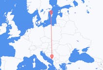 Flyg från Tivat, Montenegro till Visby, Sverige