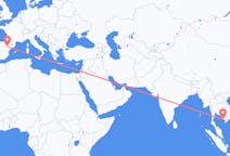 Flyreiser fra Phú Quốc, Vietnam til Zaragoza, Spania