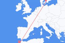 Flyreiser fra Casablanca, til København
