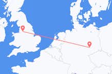 Flyg från Leipzig, Tyskland till Manchester, England
