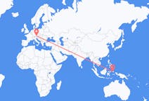 Flyreiser fra Ternate City, Indonesia til Salzburg, Østerrike