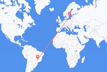 Flights from Uberlândia, Brazil to Visby, Sweden