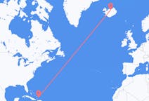 Flights from from Providenciales to Akureyri