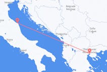 Voli da Ancona, Italia a Salonicco, Grecia