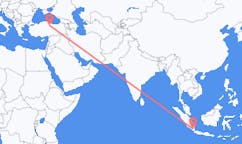 Flights from Bandar Lampung, Indonesia to Tokat, Turkey