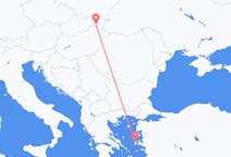 出发地 斯洛伐克从 科希策目的地 希腊希俄斯的航班
