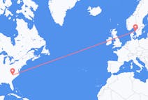 从夏洛特飞往哥德堡的航班