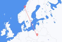 Flights from Namsos, Norway to Lublin, Poland