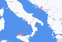 Flights from Dubrovnik in Croatia to Palermo in Italy
