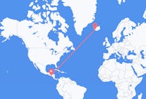 Flyreiser fra San Salvador, El Salvador til Reykjavík, Island