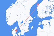 Loty z miasta Aarhus do miasta Vaasa