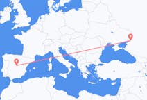 Flyg från Rostov-na-Donu till Madrid