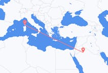 Flyreiser fra Al Jawf Region, Saudi-Arabia til Figari, Frankrike