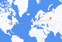 Flights from Toronto, Canada to Chelyabinsk, Russia