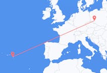 Flyreiser fra Ponta Delgada, Portugal til Wrocław, Polen