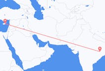 印度出发地 贾尔苏古达飞往印度目的地 拉纳卡的航班