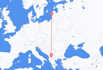 Flights from Ohrid, Republic of North Macedonia to Palanga, Lithuania