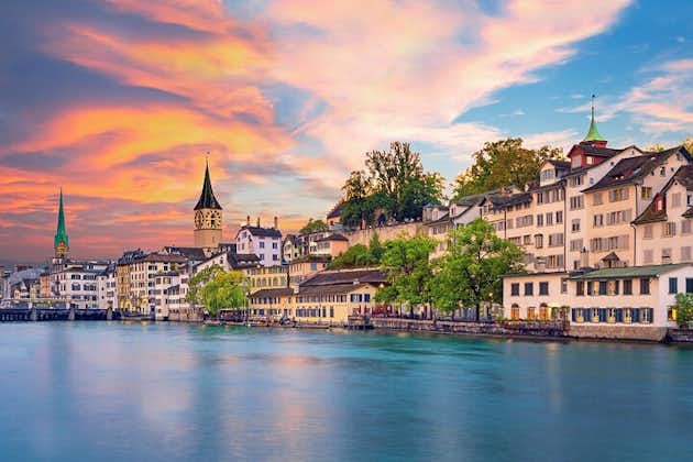Visite guidée à pied en petit groupe de Zurich avec croisière sur le lac