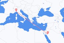 Flüge von Tabuk, Saudi-Arabien nach Genua, Italien