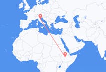 Flights from Addis Ababa, Ethiopia to Rimini, Italy