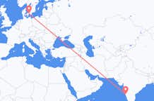 Flyg från Goa, Indien till Köpenhamn, Danmark