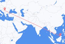 出发地 马来西亚亚庇目的地 塞尔维亚贝尔格莱德的航班