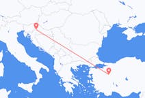 Flights from Kütahya, Turkey to Zagreb, Croatia