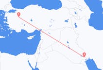 Flights from Basra to Kütahya